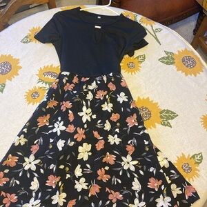 Sweaty rocks women’s graphic short sleeve belted mini dress